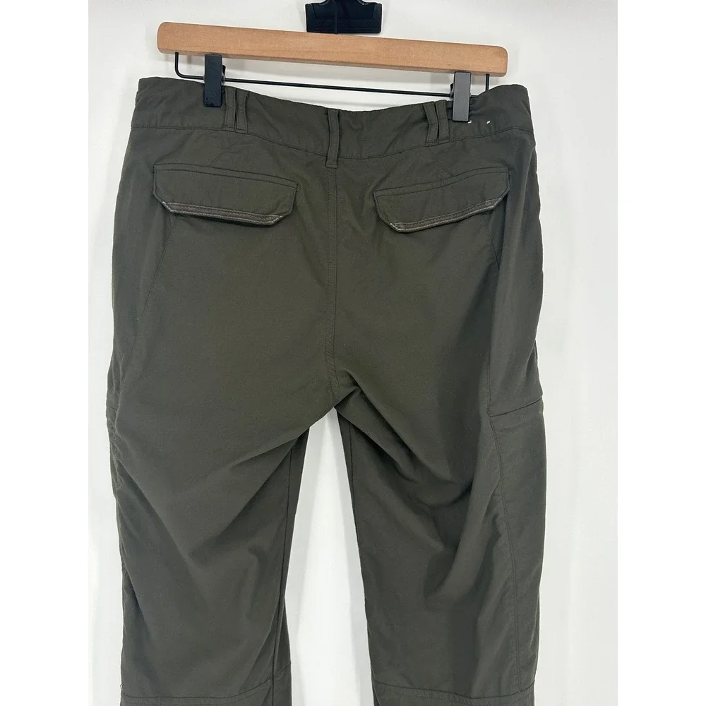 REI Women's Lightweight Cargo Hiking Straight Pants In Olive Green- Sz. 8 Tall
